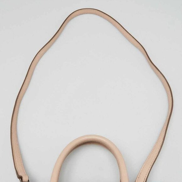 Givenchy Beige Pebbled Calfskin Leather Mini Horizon Tote Bag - Picture 6 of 11